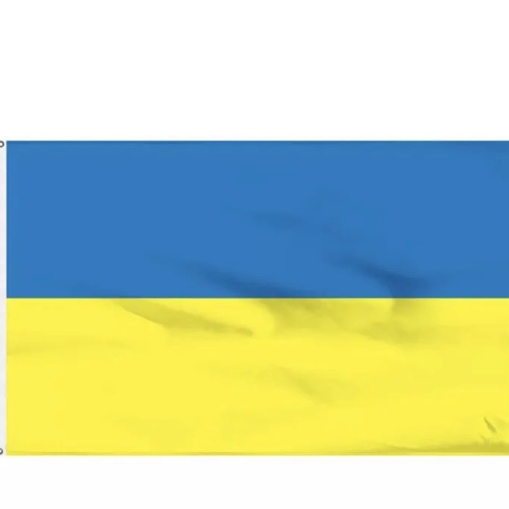 3x5 Ukraine Plain Premium Quality Flag Ukrainian House Banner